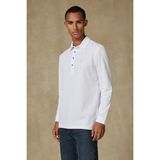 Abbate Castle Pike Pamuklu Comfort Fit Beyaz Polo Yaka Erkek Düz Polo Shirt - 2XL