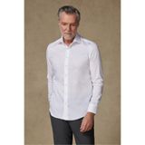 Abbate Donatello Non Iron Armür Pamuklu Slim Fit Beyaz Klasik Yaka Erkek Düz Gömlek
