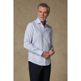 Abbate Fabio Non Iron Twill Pamuklu Comfort Fit Açık Mavi Klasik Yaka Erkek Düz Gömlek - Acık Mavi - XL