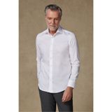 Abbate Fabio Non-Iron Twill Pamuklu Comfort Fit Beyaz Klasik Yaka Erkek Gömlek