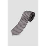 Abbate Kravat 8 cm Mikrofiber Polyester Sarı Erkek Çizgili Kravat