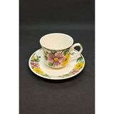 Abbetc Ceranova Winterling Vintage Çay Fincanı 2 Parça - Sarı - 200 ml