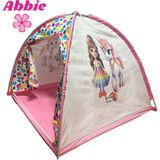 Abbie Eko Rainbow Ruby Oyun Çadırı Pembe Kumaş Kız Çocuklar İçin 3-9 Yaş 105 x 105 x 85 cm