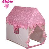 Abbie Pembe Rüya Evi Çocuk Oyun Çadırı Pamuk Malzeme ile 2-12 Yaş Arası Kullanıma Uygun