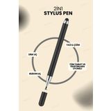 Abbruch 2in1 Dokunmatik Stylus Disk Pen Ve Silikon Tablet Kalemi Telefon Tüm Dokunmatik Ekranlara Uyumlu
