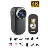 Abbruch 4K UHD Mini Aksiyon Kamerası WiFi Hotspot Manyetik Klipsli Giyilebilir IP65 Suya Geçirmez Geniş Açı Yedek Başlıklar