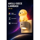 Abbruch Akıllı Gece Lambası RGB Renk Değişimli Işık Sensörlü Prize Takılan LED Gece Lambası Çocuk Odası Koridor Yatak Odası