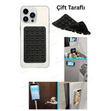 Abbruch Çift Taraflı Silikon Vantuzlu Telefon Tutucu Sök Tak Uygun İz Bırakmayan Model Tutacak