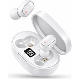 Abbruch Dots E6S Bluetooth Kulaklık Hd Ses Extra Bass Yüksek Mikrofon Kalitesi - Beyaz