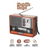 Abbruch Fenerli Retro Nostaljik FM Radyo Taşınabilir Bluetooth Speaker