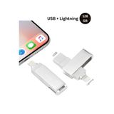 Abbruch Iphone Ipad Uyumlu 128gb Flash Bellek 3.0 Otg Telefon Veya Bilgisayardan Veri Aktarma Depolama
