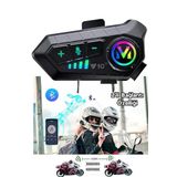 Abbruch Su Geçirmez Bluetooth Motosiklet İntercom Kask Kulaklığı 2000 mah 300Mt 2 li Bağlantı Özelliği