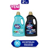Abc 2'li Set Sıvı Deterjan Renkleri Korur ve Solmayı Engeller, Derinlemesine Temizlik Sağlar