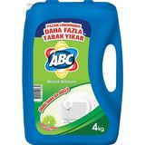 ABC 4 Lt Bulaşık Deterjanı - Ferah Misket Limon Aromalı, Güçlü Yağ Çözücü
