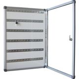 ABC Anahtar Kutusu 50 x 70 cm Alüminyum Çerçeve ile 78 Kapasiteli Ergonomik Kullanım Sunar Anahtar Dolabı