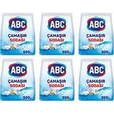ABC Çamaşır Sodası 500 gr 6 Adet Güçlü Temizlik Etkisiyle Üstün Performans