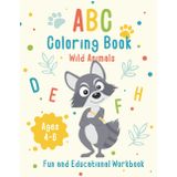 ABC Coloring Book: Wild Animals: Fun & Educational Workbook for Kids Ages 4–6