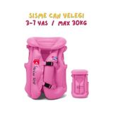 Abc Desen Pembe Çocuklar İçin Havuz Deniz Can Yeleği Pembe