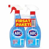ABC DETERJAN Cam Temizleyici Promosyonlu Paket (1+1) 750 Ml