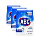 Abc Deterjan Matik Parlak Beyazlar Toz Çamaşır Deterjanı 5,5 kg (3 Paketi) - 0,5 gr