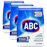ABC DETERJAN Matik Parlak Beyazlar Toz Çamaşır Deterjanı 5,5 kg (3 paketi)