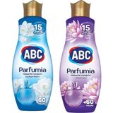 Abc Konsantre Yumuşatıcı 1440 ml Büyüleyici Yasemin+Gizemli Lotus-2'li - 1,4 lt