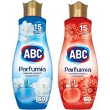 Abc Konsantre Yumuşatıcı 1440 ml Büyüleyici Yasemin+Tutkulu Dahlia-2'li - 1,4 lt
