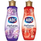 Abc Konsantre Yumuşatıcı 1440 ml Gizemli Lotus+Tutkulu Dahlia-2'li - 1,4 lt