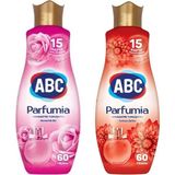 Abc Konsantre Yumuşatıcı 1440 ml Romantik Gül+Tutkulu Dahlia-2'li - 1,4 lt