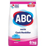 ABC Matik 6 kg Canlı Renkler Toz Çamaşır Deterjanı