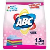 ABC Matik Renkliler Toz Çamaşır Deterjanı 10 Yıkama 1500 G
