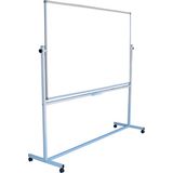 ABC Mobil Tekerlekli Çift Taraflı Yazı Tahtası 120x140 cm Alüminyum Çerçeve ile