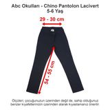 Abc Okulları Chino Pantolon Lacivert 5-6 Yaş - 5 - 6 Yaş
