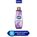 ABC Parfumia Konsantre Yumuşatıcı Gizemli Lotus 1440 ml 60 Yıkama ile Kalıcı Koku - 1,4 lt