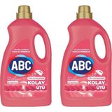 Abc Sıvı Çamaşır Deterjanı Kolay Ütü 2,7ltx2 - 2,7 lt