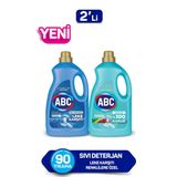 ABC Sıvı Çamaşır Deterjanı Leke Karşıtı& Renkliler 2 li