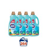 ABC Sıvı Çamaşır Deterjanı Renkliler Için 4 Lt 4 Lü Set 264 Yıkama 16 Litre