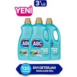 Abc Sıvı Deterjan Renkliler 3'lü Set - 2,7 lt