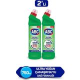 ABC ULTRA ÇAMAŞIR SUYU DAĞ FERAĞLIĞI 750 ML 2'Lİ