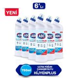 ABC ULTRA ÇAMAŞIR SUYU HİJYEN PLUS 750 GR x 6