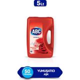 ABC Yumuşatıcı Aşk 5 lt İpeksi Yumuşaklık ve Kamelya Kokusu ile 50 Yıkama Avantajı