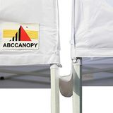 ABCCANOPY 10 Ayak Kanopi Yağmur Oluğu Açılan Gölgelik için (Beyaz)