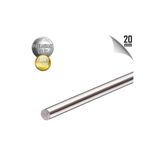 abcpaslanmaz Paslanmaz Çelik 304 Çubuk ( Mil ) Ø 20 Mm (1 METRE)