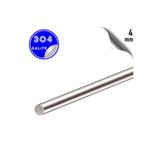 abcpaslanmaz Paslanmaz Çelik 304 Çubuk ( Mil ) Ø 4 mm (3 Adet x 1 Metre)
