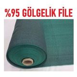 Abdioğulları 1,5 mx25 m %95 Gölgelik File Bahçe Çit Örtüsü Meyve Ağacı Örtüsü