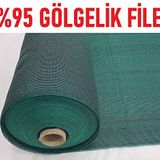 Abdioğulları 1,5 mx5 m %95 Gölgelik File Bahçe Çit Örtüsü Meyve Ağacı Örtüsü