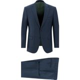 Abdullah Kiğılı 7 Drop Slim Fit Dar Kesim Yünlü Takım Elbise - Petrol Yeşili - 46 - Slim Fit Kalıp