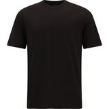 Abdullah Kiğılı Bisiklet Yaka Regular Fit Nakışlı Modal Karışımlı T-shirt - Koyu Kahve