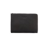 Abdullah Kiğılı Desenli Deri Clutch El Çantası