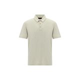 Abdullah Kiğılı Regular Fit Desenli Merserize Pamuk Polo Yaka T-shirt